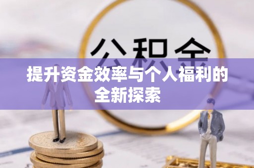 革吉提升资金效率与个人福利的全新探索