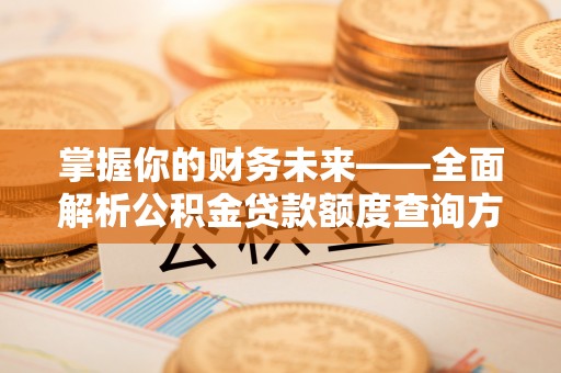 革吉掌握你的财务未来——全面解析公积金贷款额度查询方法