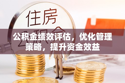 革吉公积金绩效评估，优化管理策略，提升资金效益