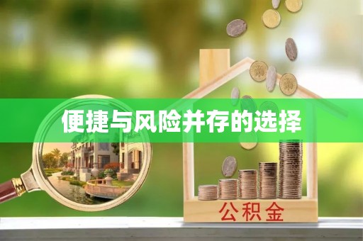 革吉便捷与风险并存的选择