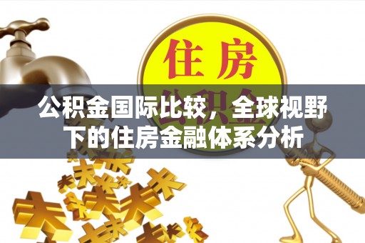 革吉公积金国际比较，全球视野下的住房金融体系分析